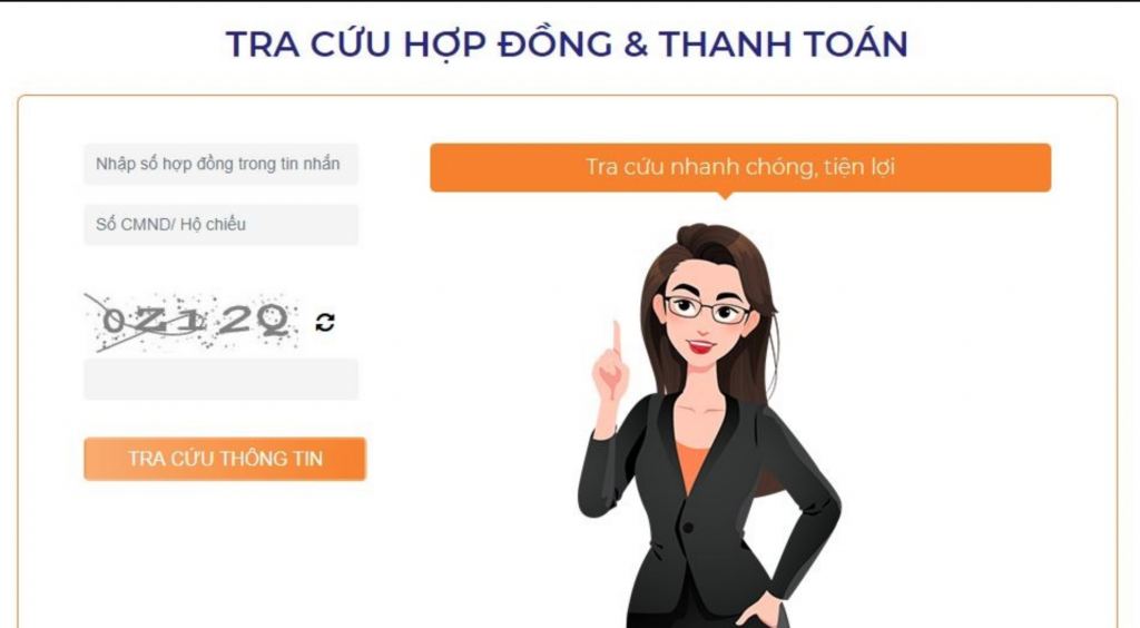 tra cứu khoản vay shb