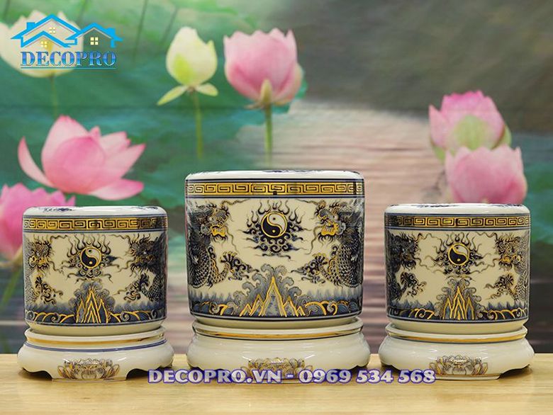 Decopro - Địa chỉ mua bộ đồ thờ Bát Tràng đầy đủ uy tín, giá tốt