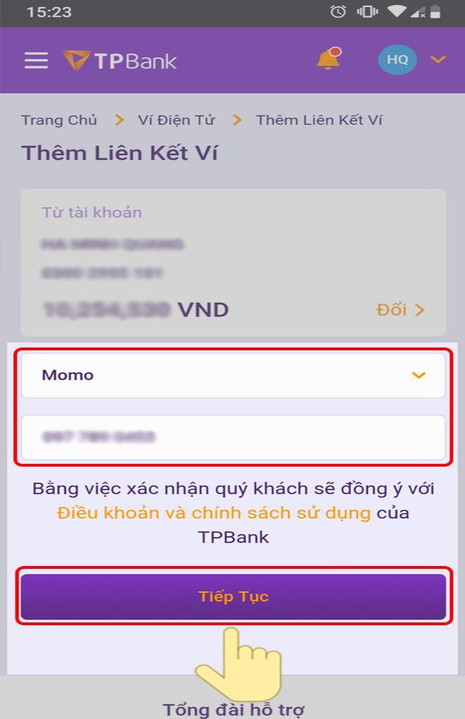 chon vi momo