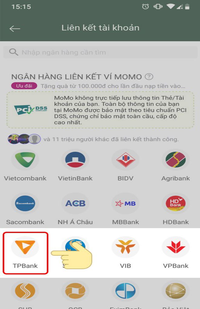 chon ngan hang