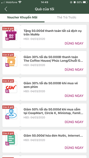 nhan tien và qua tu momo