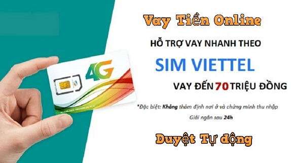 vay tiền trả góp sim viettel
