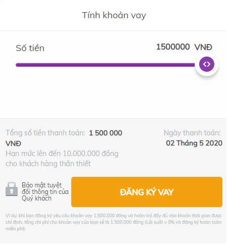 Tạo tài khoản vay tiền robocash