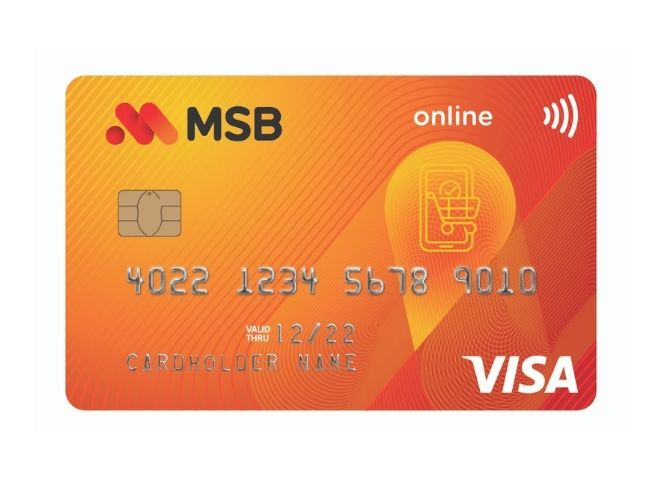 cac loai the atm msb