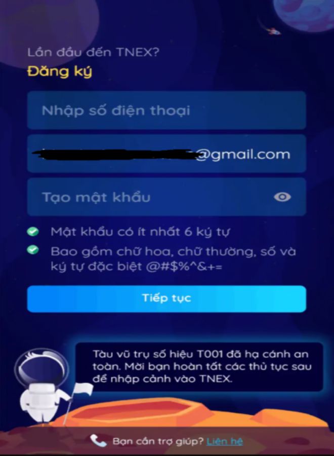 Nhập số điện thoại để nhận mã OTP nhap so dien thoai