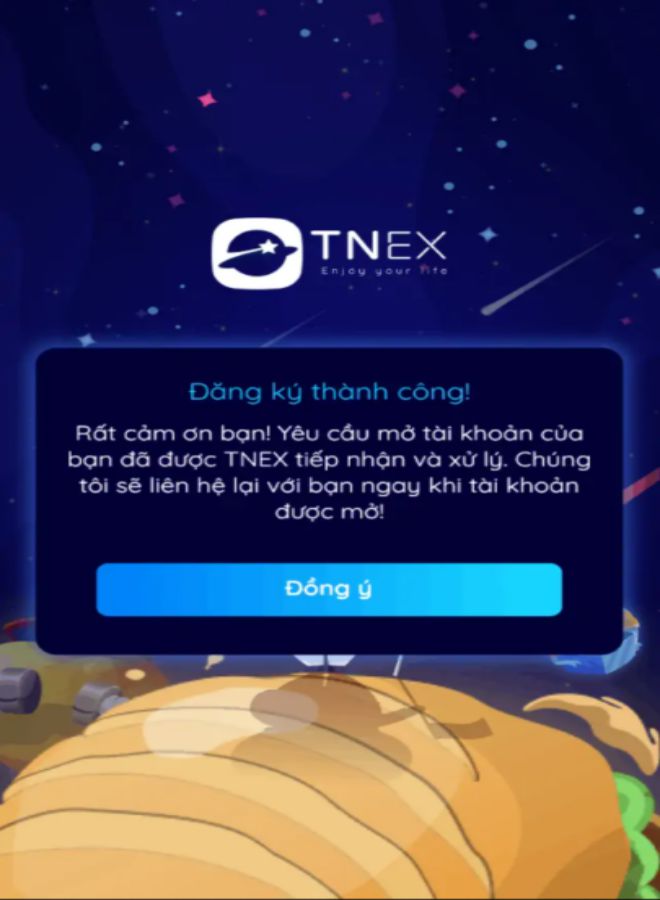 Bây giờ bạn chỉ cần chờ TNEX phê duyệt cho phe duyet