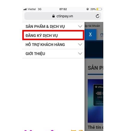 chon dang ky dich vu