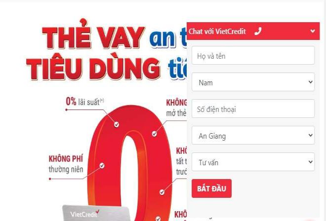 truy cap web cỉa viet credit