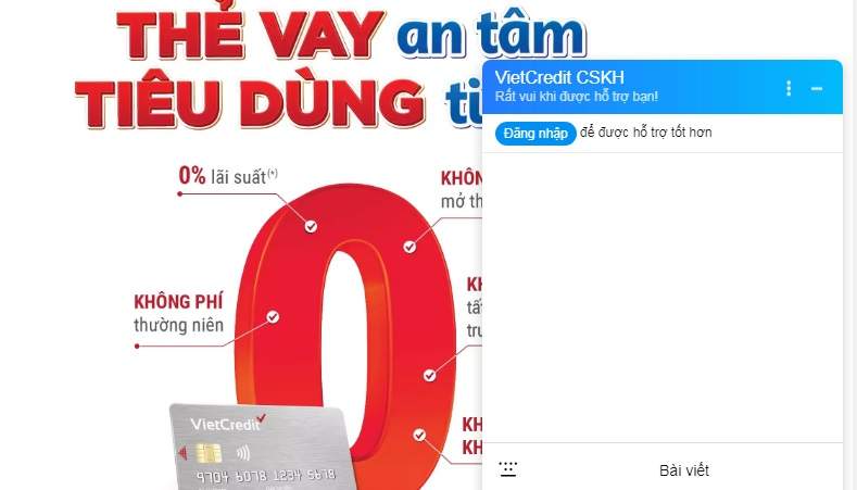 chat zalo vietcredit