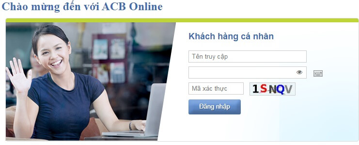 Cách lấy lại mật khẩu acb online tại website