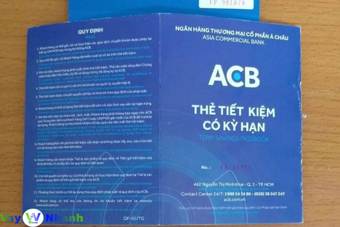Sổ Tiết Kiệm ACB Là Gì
