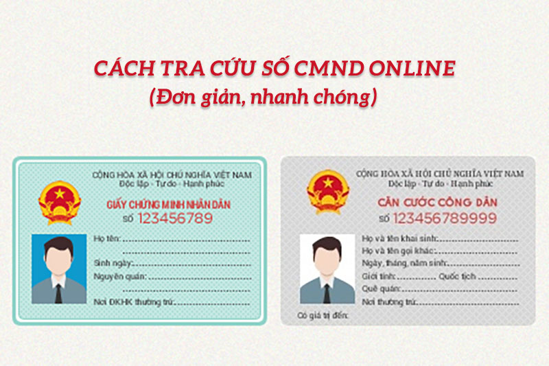 Các thông tin nhận được khi tra cứu số CMND Online