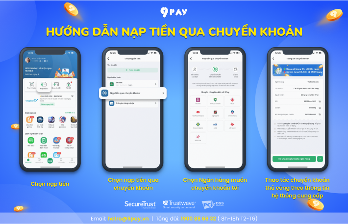 ccah nap tien 9pay