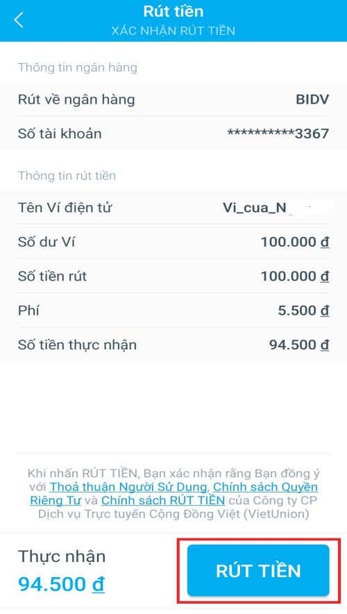 Xác nhận thông tin xac nhan thong tin