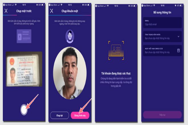 xac nhan thong tin ca nhan
