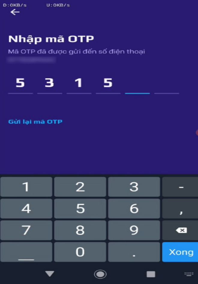 nhap otp
