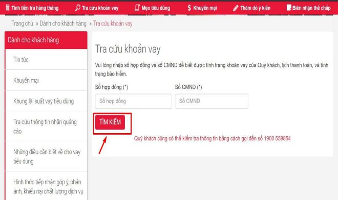 chon tra cuu khoan vay