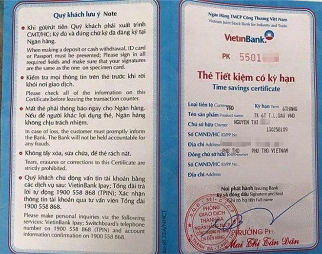 so tiet kiem vietinbank