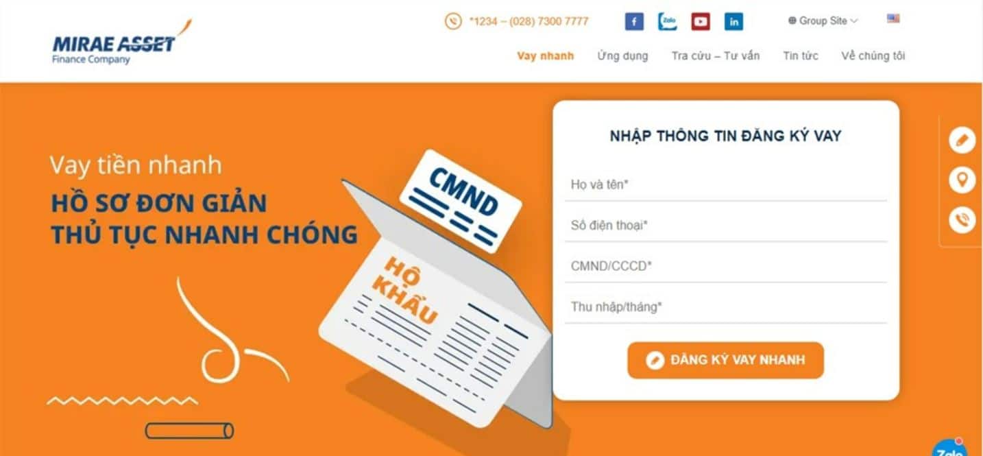 Quy trình duyệt hồ sơ Mirae Asset mới nhất