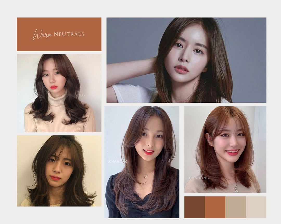 Mẫu tóc Layer nữ cho khuôn mặt có trán rộng, cao