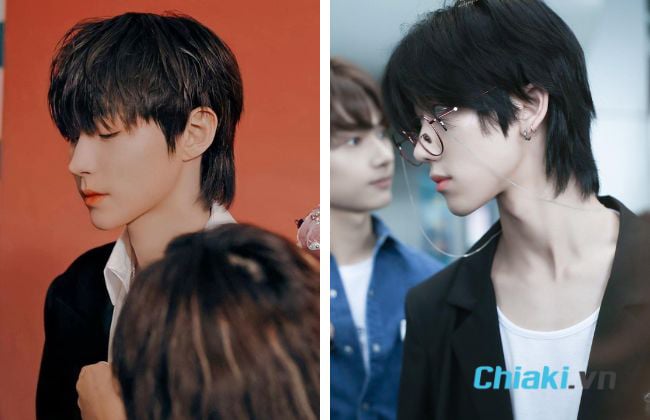 Hình ảnh kiểu Tóc layer mullet nam