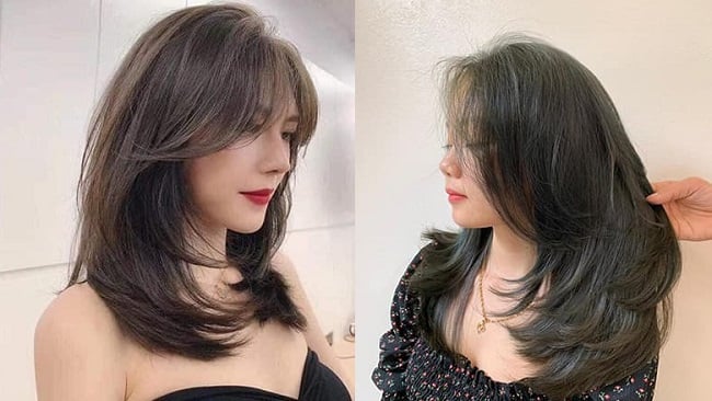 Tóc layer nữ tầng cao