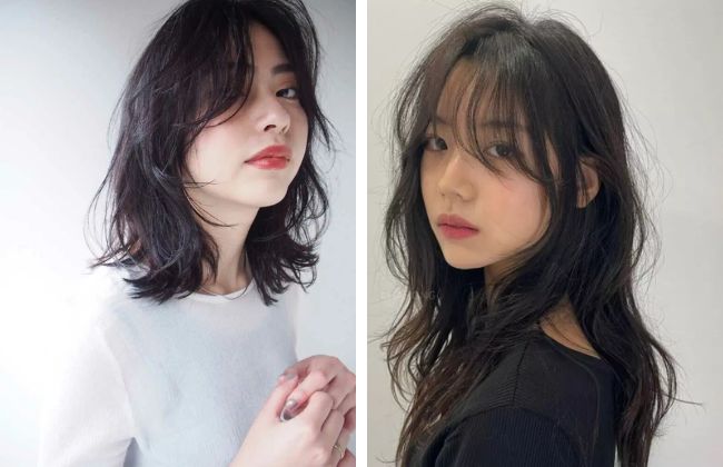 Tóc layer xoăn rối nữ