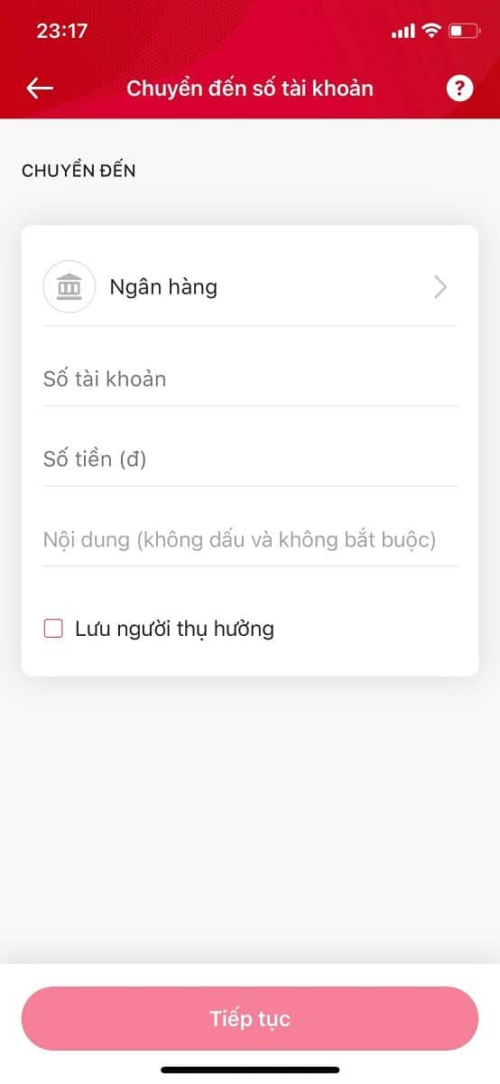 Cung cấp chính xác các thông tin được hệ thống yêu cầu